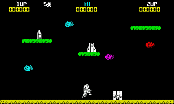 JetPac original screen