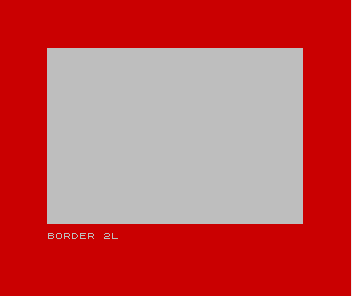 Red border on Spectrum